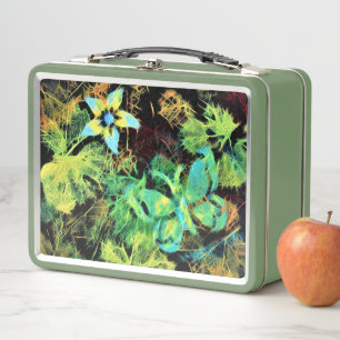 Box Boîte à lunch Rodilius aux papillons et aux fleurs