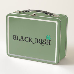 Box Boîte à lunch verte irlandaise noire