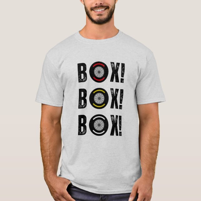 Box! Box! Box! F1 | Motorsport T-Shirt (Front)