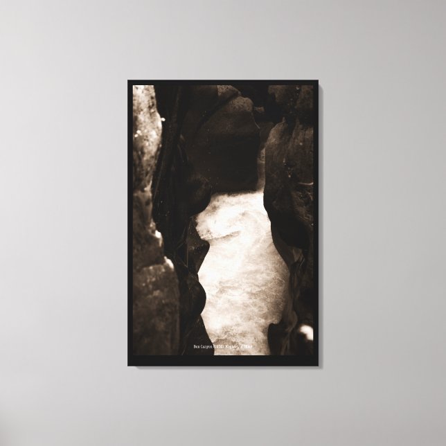 Box Canyon Canvas Print (Front)