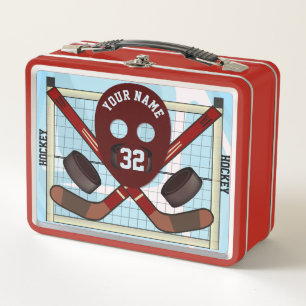 Box Classiques de hockey personnalisé Boîte à lunch en