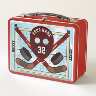 Box Classiques de hockey personnalisé Boîte à lunch en