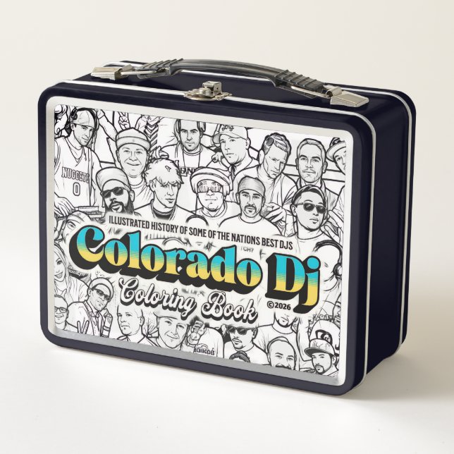 Box Coffret de coloriage Djs Colorado Boîte à lunch en (Devant)