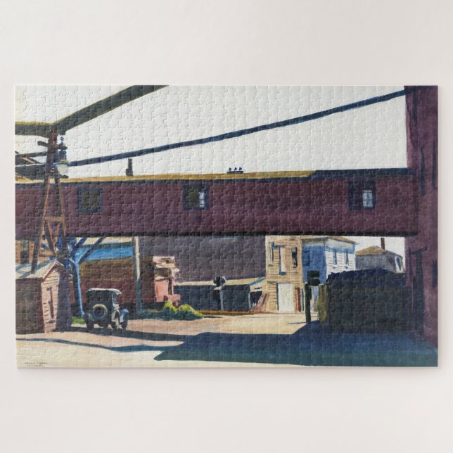 Box Factory, Gloucester | Edward Hopper | Jigsaw Puzzle (Horizontal)