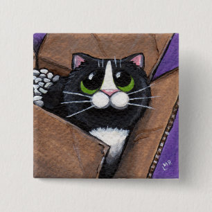 Box Full O Cat Button