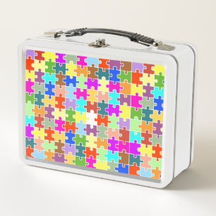 Box Fun Puzzle métal boîte à lunch