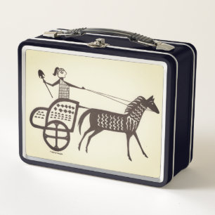 Box Je veux être une boîte à lunch en métal charioteer