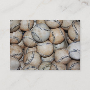 Box of Baseballs Business Card
