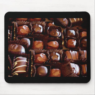 Box of Chocolates, Tempting Chocolate Candy Mouse Pad