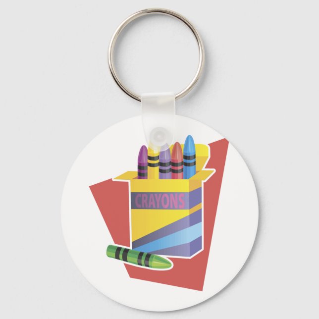 Box Of Crayons Keychain (Front)