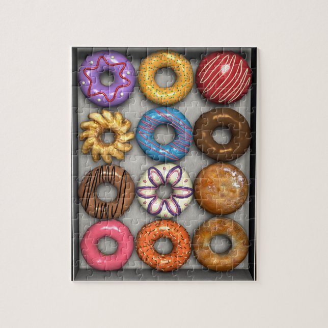 Box of Doughnuts Jigsaw Puzzle (Vertical)