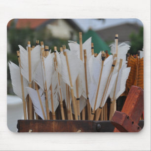 Box of Fletched Arrows Mousemat Mouse Pad