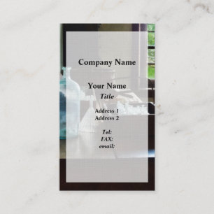 Box of Test Tubes Business Card