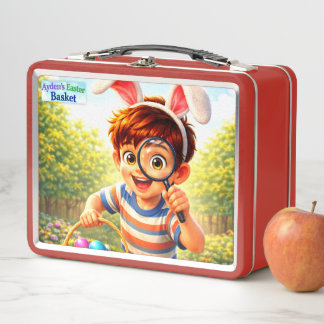 Box Panier de Pâques d'Ayden | Métal | Boîte à lunch