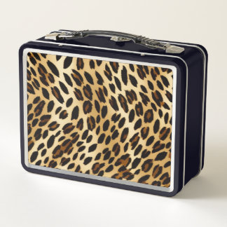 Box Porte-monnaie Leopard/Boîte à lunch