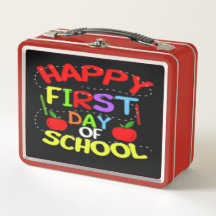 Retour à la boîte à lunch de l'école pour la mater