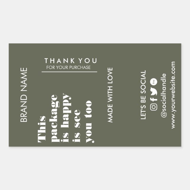 Box Sealing Stickers, Sealing Stickers, Packaging  Sticker (Front)