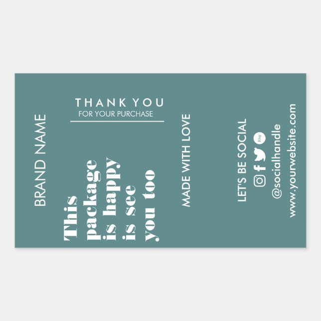 Box Sealing Stickers, Sealing Stickers, Packaging  Sticker (Front)