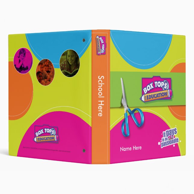 Box Tops for Education Binder (Background)