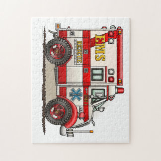 Box Truck Ambulance Jigsaw Puzzle