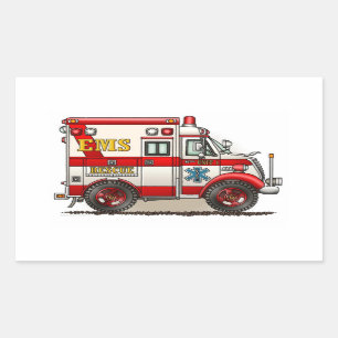 Box Truck Ambulance Sticker