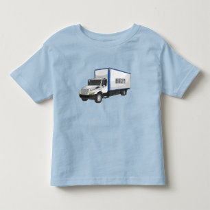 Box truck cartoon illustration toddler t-shirt