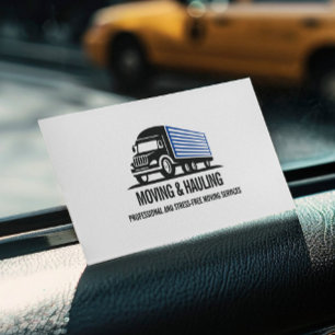 BOX TRUCK MOVING AND HAULING PROFESSIONAL  BUSINESS CARD