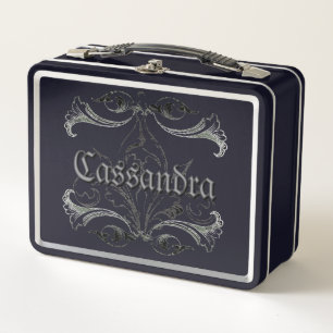 Box Vintage Goth Romantique Personnalisé Boîte à lunch