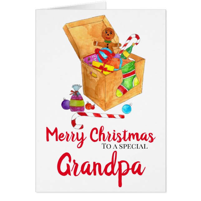 Box with Christmas Gifts Customizable (Front)