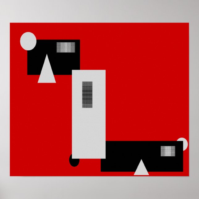 Boxcar Art Moderne Poster Imprimer (Devant)