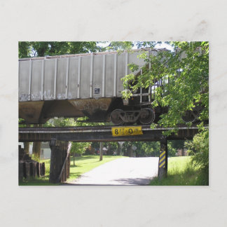 Boxcar Parked Postcard