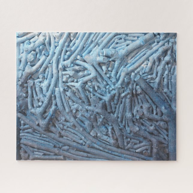 Boxcuttings: Blue Jigsaw Puzzle (Horizontal)