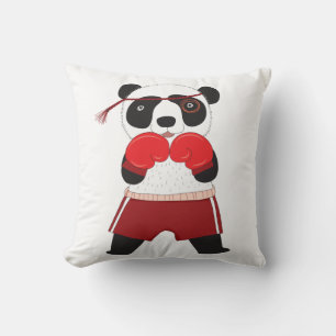 Boxe De Sport Panda Ours Lancer Oreiller