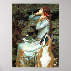Boxer 1 (cropped ears) - Ophelia Poster
