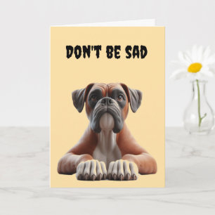 Boxer 40th Birthday Card