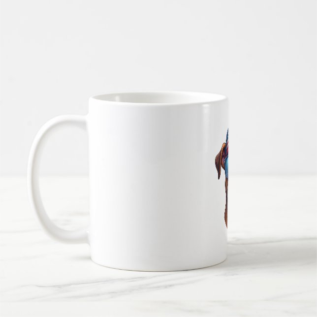 Boxer 4th of July Coffee Mug (Left)