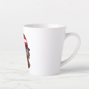 Boxer 4th of July Latte Mug