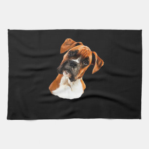Boxer A Beautiful Boxer Head Tilt Classic T-Shirt Kitchen Towel