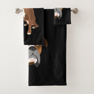 Boxer Bath Towel Set