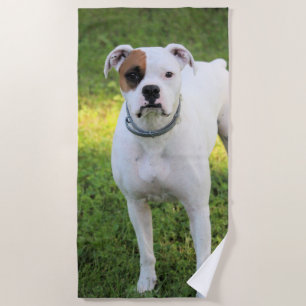 Boxer Beach Towel