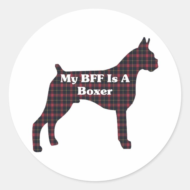 Boxer BFF Sticker (Front)