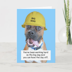 Boxer Birthday Card by Focus for a Cause