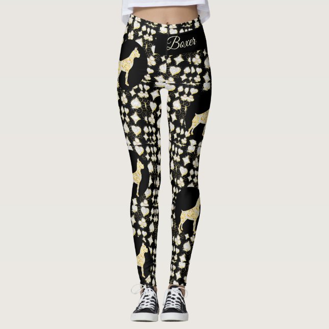 BOXER BLING LEGGINGS (Front)