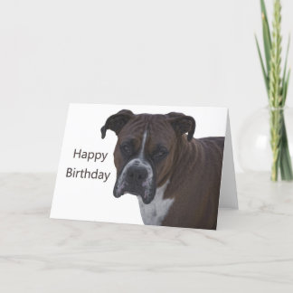 Boxer Bonne Carte Anniversaire