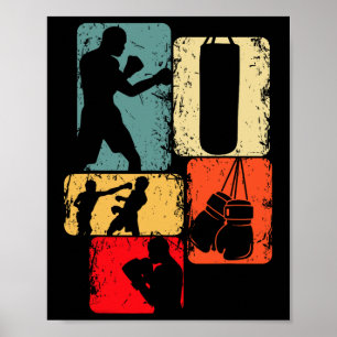 Boxer Boxing Kids Boys Men Poster