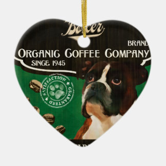 Boxer Brand – Organic Coffee Company Ceramic Ornament
