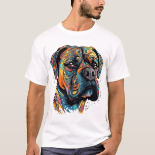 Boxer Buddies Playful Pup File Summary Digital T-Shirt