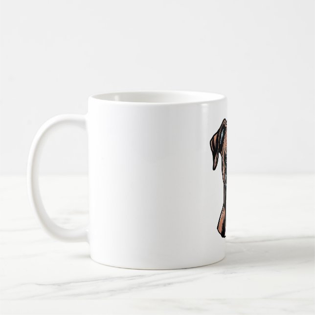 Boxer Buddy Humourous Protective Coffee Mug (Left)