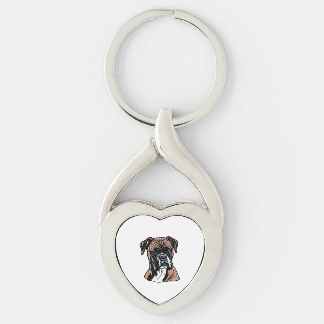 Boxer Buddy Humourous Protective Keychain (Front)