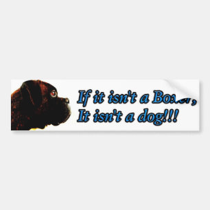 Boxer bumper sticker